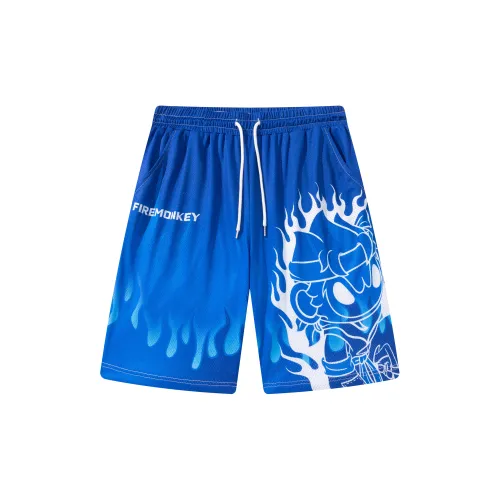 FireMonkey Basketball Shorts Unisex Blue