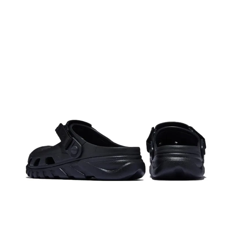 Crocs DUET MAX CLOG Clogs Unisex Pure Black-3