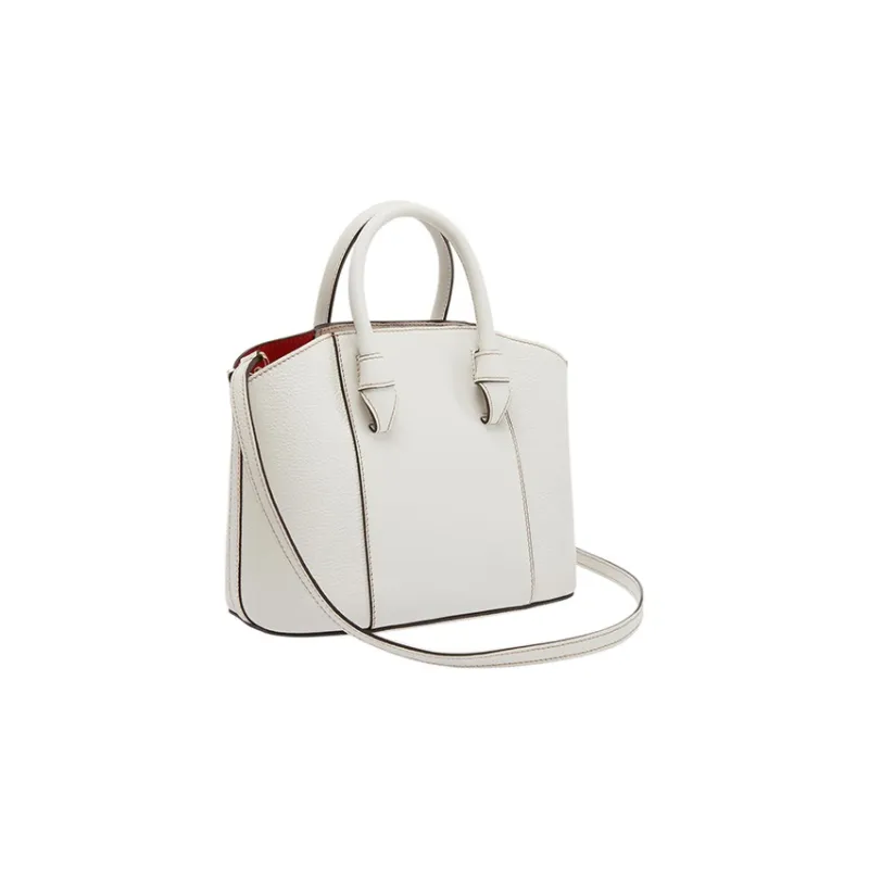 Furla Miastella Calfskin Tote Bag Shopping Bag Shoulder Bag Crossbody Bag Handbag Women's White-2