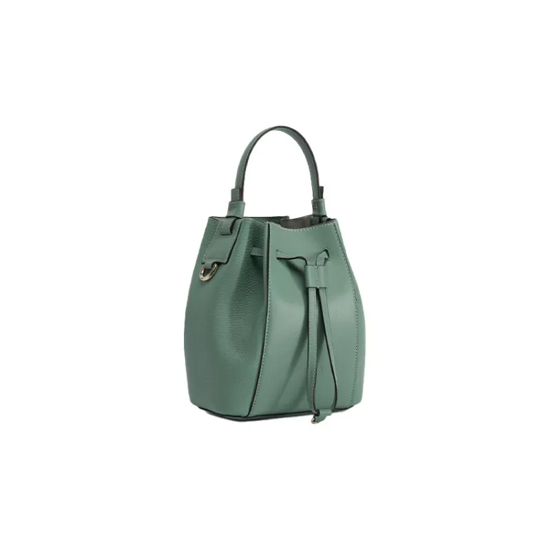 Furla Miastella Cow Leather Bucket Bags Shoulder Bag Crossbody Bag Mini Women's Green-1