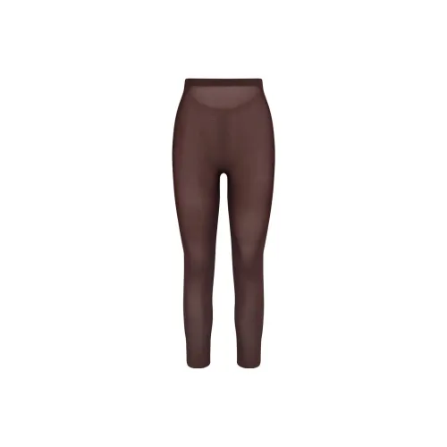 Skims Leggings Women's Dark Coffee