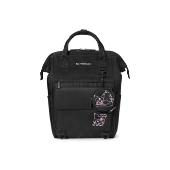 Zgo Sanrio IP Collaboration Polyester University Student Backpack, High School Student Backpack Regular Unisex Black