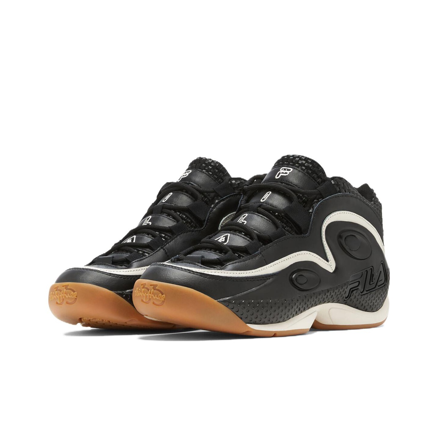 FILA Grant Hill 3 Woven 'Black Gardenia Gum' - POIZON