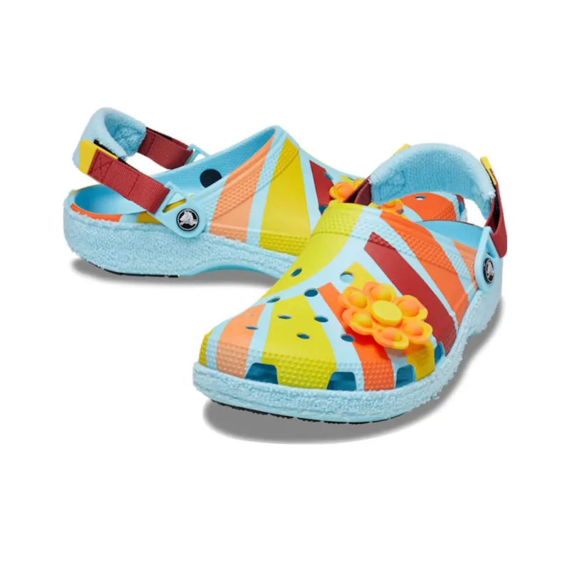Crocs Classic Adjustable Clog Zen Garden Terry Cloth-3