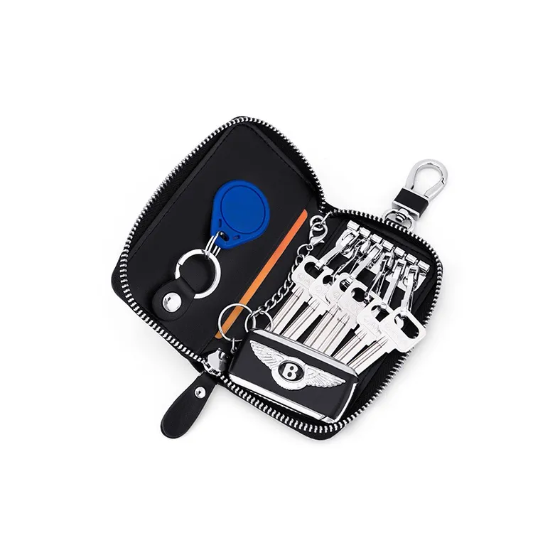 MashaLanti PVC Key Pouch Regular Men's Gray Blue-5