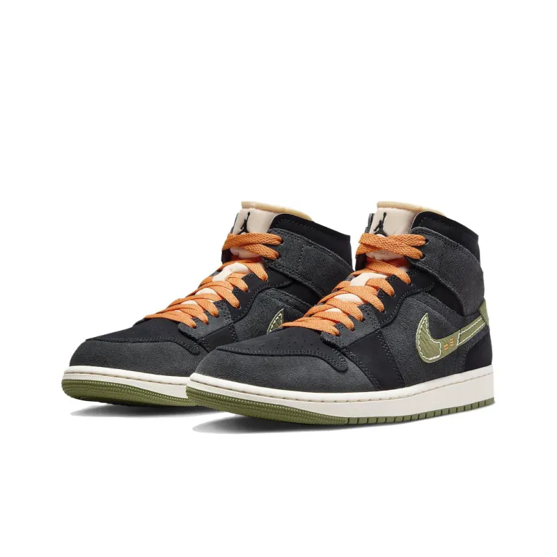 Jordan 1 Mid Se Craft Anthracite Light Olive-2