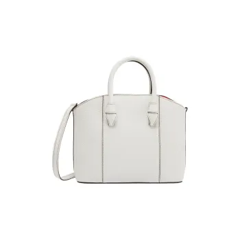 Furla Miastella Calfskin Tote Bag Shopping Bag Shoulder Bag Crossbody Bag Handbag Women's White