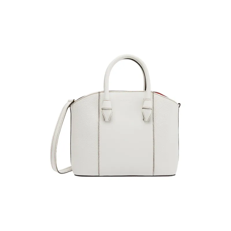 Furla Miastella Calfskin Tote Bag Shopping Bag Shoulder Bag Crossbody Bag Handbag Women's White-0