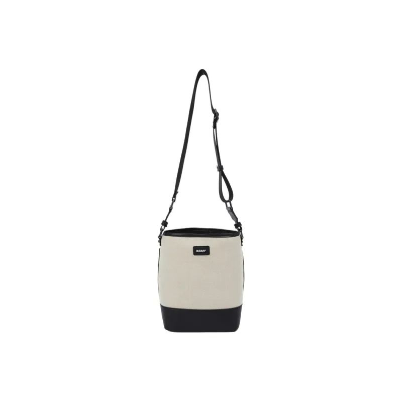 NERDY Fabric Bucket Bag Shoulder Bag Women's Light Brown-1