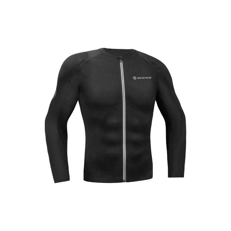 SCOYCO Racing Suits / Motorcycle Suits Men AM13 Black, Soft Armor Top-1