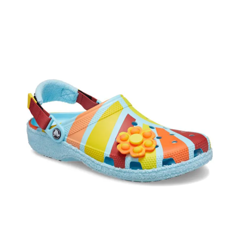 Crocs Classic Adjustable Clog Zen Garden Terry Cloth-2
