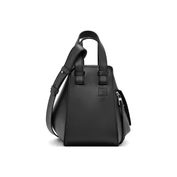 LOEWE Hammock Cow Leather Shoulder Bag, Crossbody Bag, Handbag Regular Women's Black