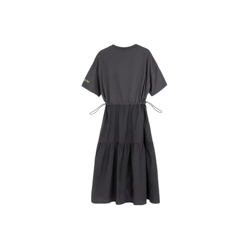 B.Duck Short Sleeved Dresses Women's Gray-1