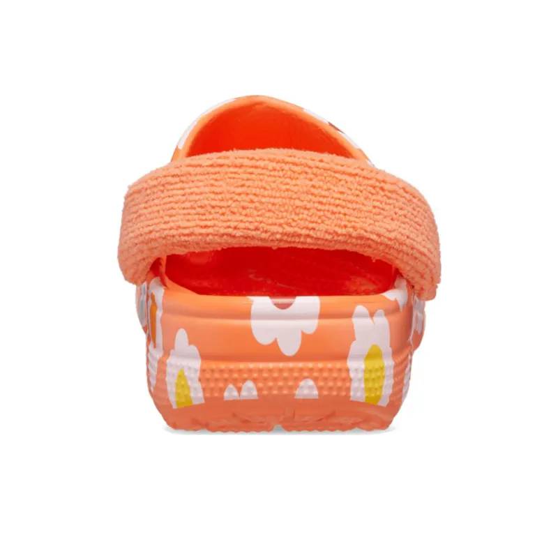 Crocs Classic Terry Cloth Clogs 'Orange'-5