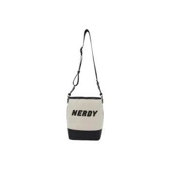 NERDY Fabric Bucket Bag Shoulder Bag Women's Light Brown