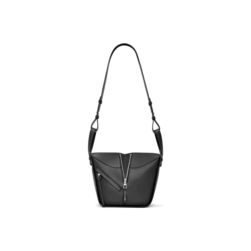 LOEWE Hammock Cow Leather Shoulder Bag, Crossbody Bag, Handbag Regular Women's Black-2
