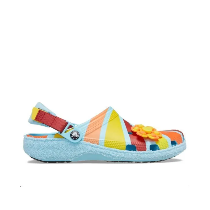 Crocs Classic Adjustable Clog Zen Garden Terry Cloth-1