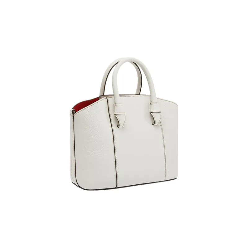 Furla Miastella Calfskin Tote Bag Shopping Bag Shoulder Bag Crossbody Bag Handbag Women's White-1