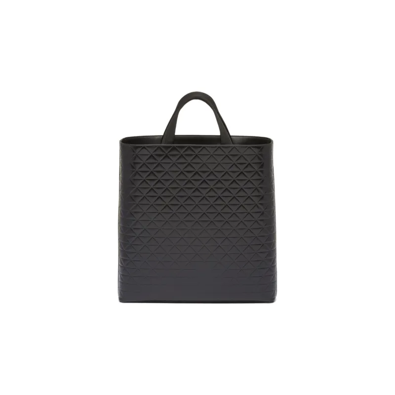 PRADA Leather Tote Bag, Shopping Bag, Handbag Regular Men's Black-2