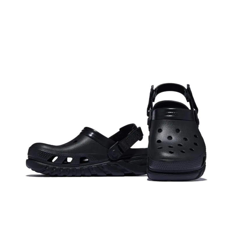 Crocs DUET MAX CLOG Clogs Unisex Pure Black-2