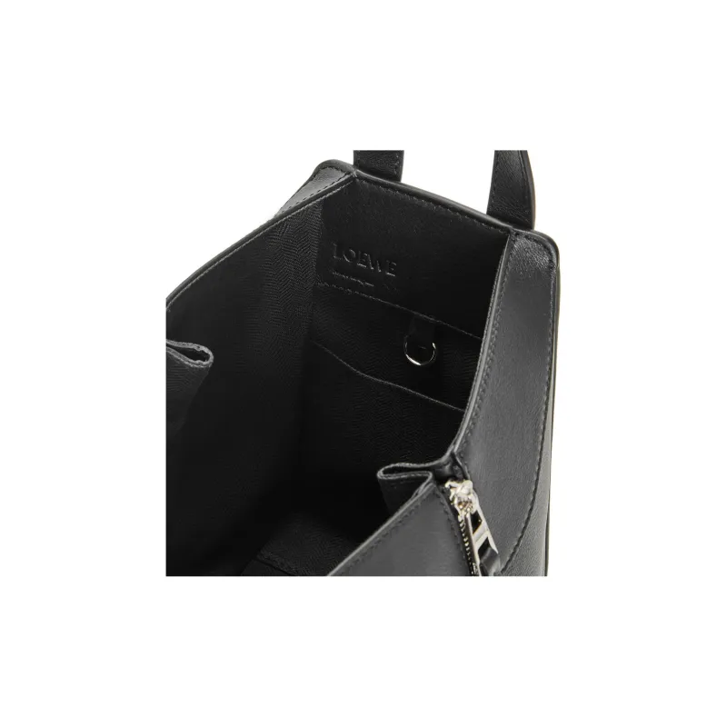 LOEWE Hammock Cow Leather Shoulder Bag, Crossbody Bag, Handbag Regular Women's Black-3