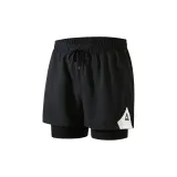 Black White Swimming Shorts