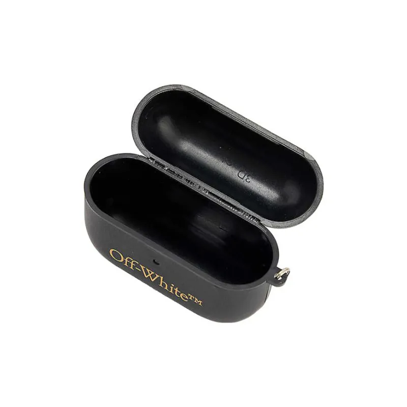 OFF-WHITE Silicone AirPods Pro Protective Case Earphone Case Men's Black-4