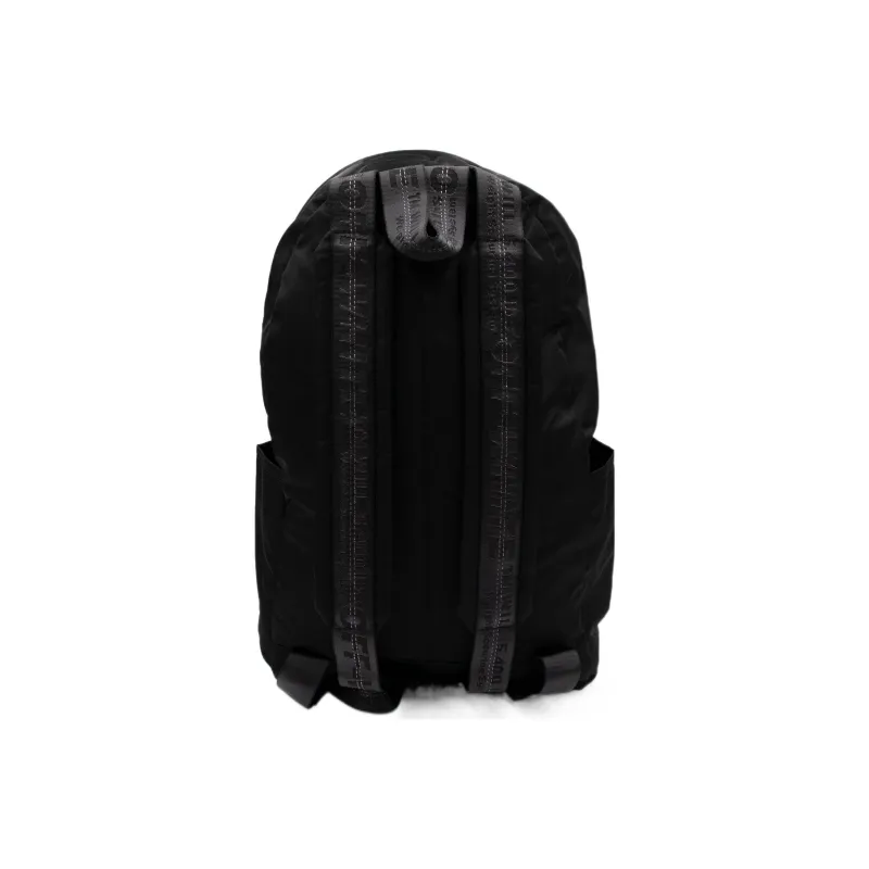 OFF WHITE Logo Print Backpack Black-3