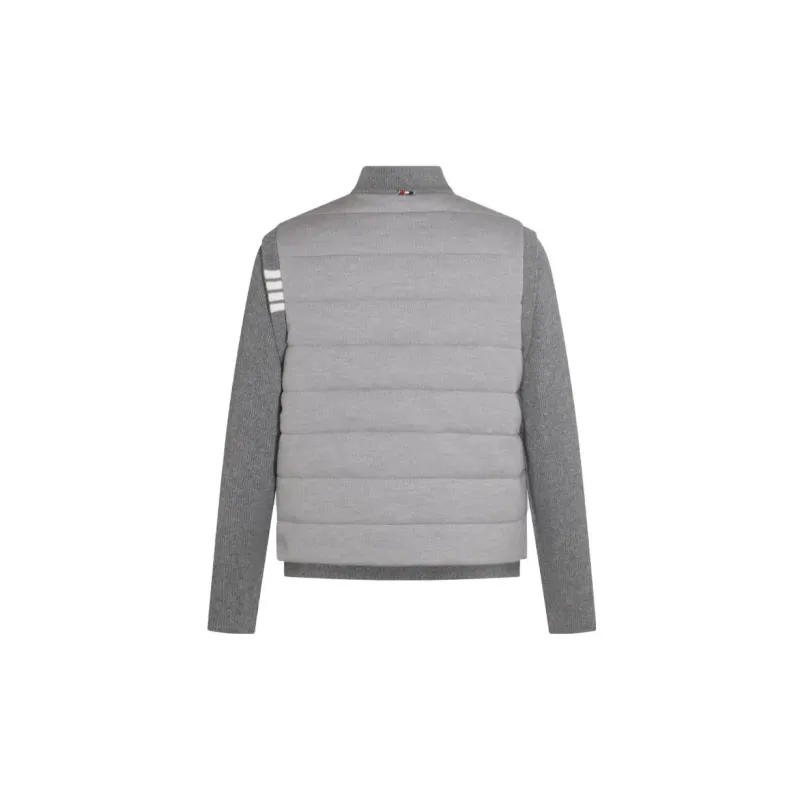 THOM BROWNE Padded Press stud Fastening Jacket-1