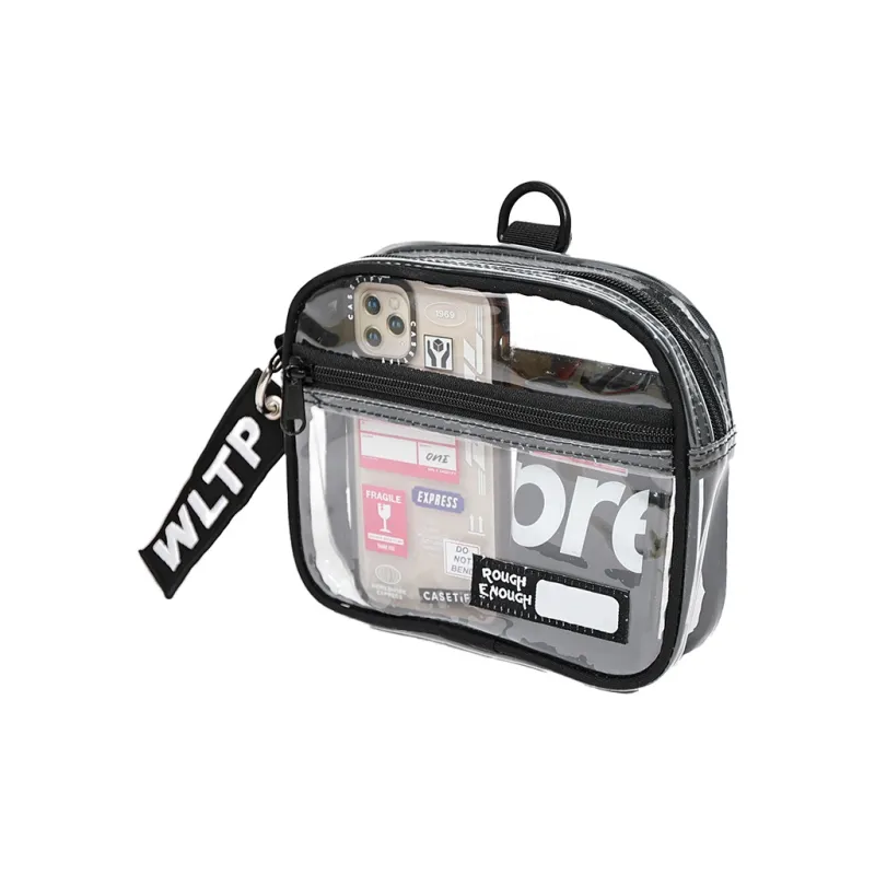 Rough Enough PVC Makeup Bag, Storage Bag, Toiletry Bag Regular Unisex Transparent-3