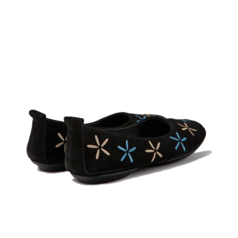 CAMPER Nina Floral-embroidered Ballerina Shoes-1