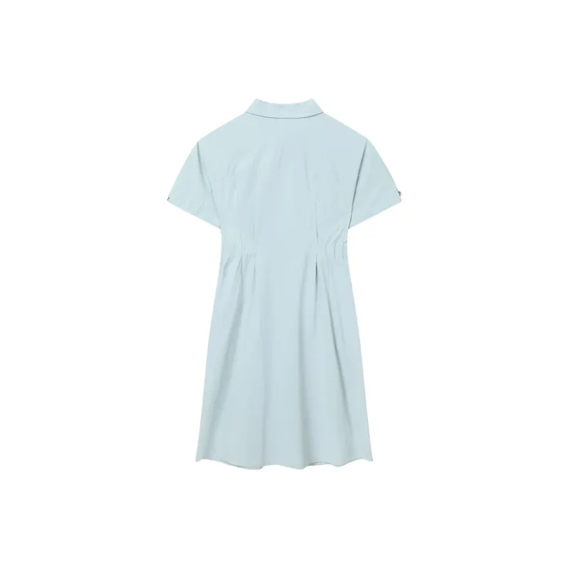 FILA Short Sleeved Dress Women's Dream Awakening Green-1