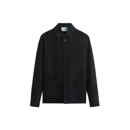 KITH Long-Sleeve Boxy Collared Overshirt 