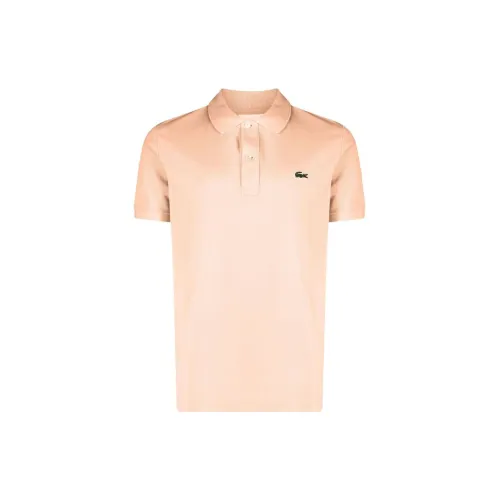 LACOSTE Polo Shirts Men Light Pink