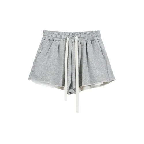 LOKUINTUS Casual Shorts Women's Gray