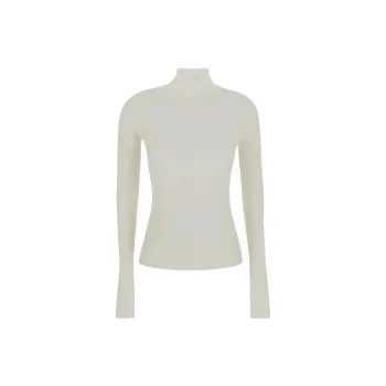 Bottega Veneta Ribbed High Neck Sweater
