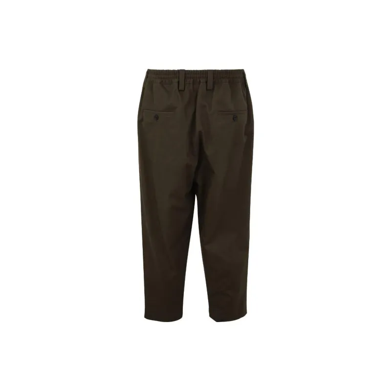 MARNI Cropped Gabardine Trousers-1