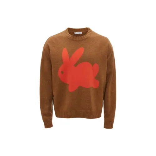 JW Anderson Sweaters Men Camel Brown