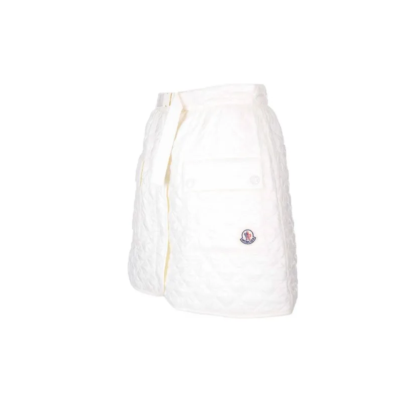 Moncler Quilted A Line Mini Skirt-2