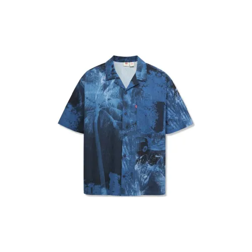 Levis Shirts Men Blue