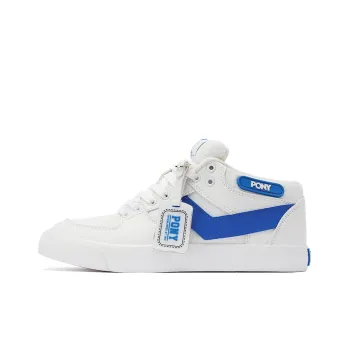 PONY Atop Mid Top Skateboard Shoes Unisex Royal Blue