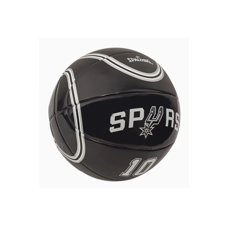 SPALDING PU Basketball Black White 1.Size 5 Ball Training Unisex-1