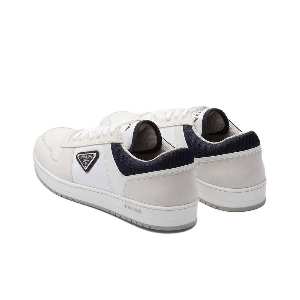 【日本入手困難】Downtown Re-Nylon and suede sneakers Navy Downtown Re-Nylon and suede sneakers | PRADA