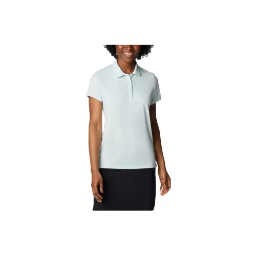 Columbia Polo Shirts Women's Ice Blue