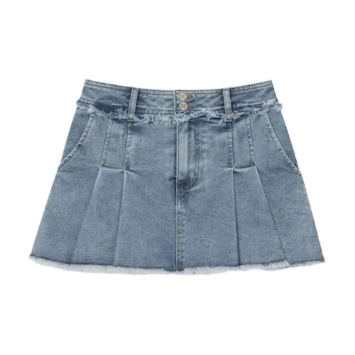 ITIB HIGHLIGHT Denim Short Skirts Women's