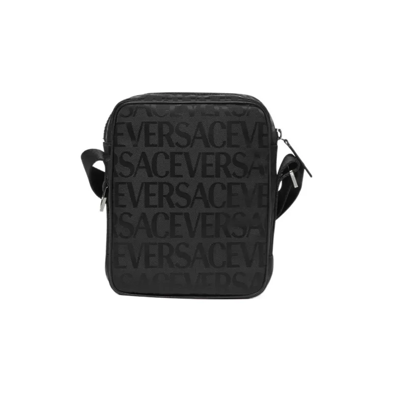 FANSIZHE Polyamide Crossbody Bag, Shoulder Bag Men's Black-2
