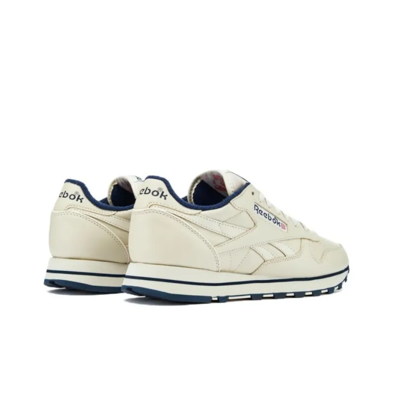 Reebok Classic Leather Vintage 'Beige Navy'-3