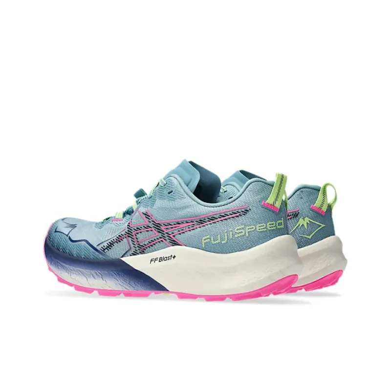 Asics Fujispeed 2 Gris Blue Black Women's-3