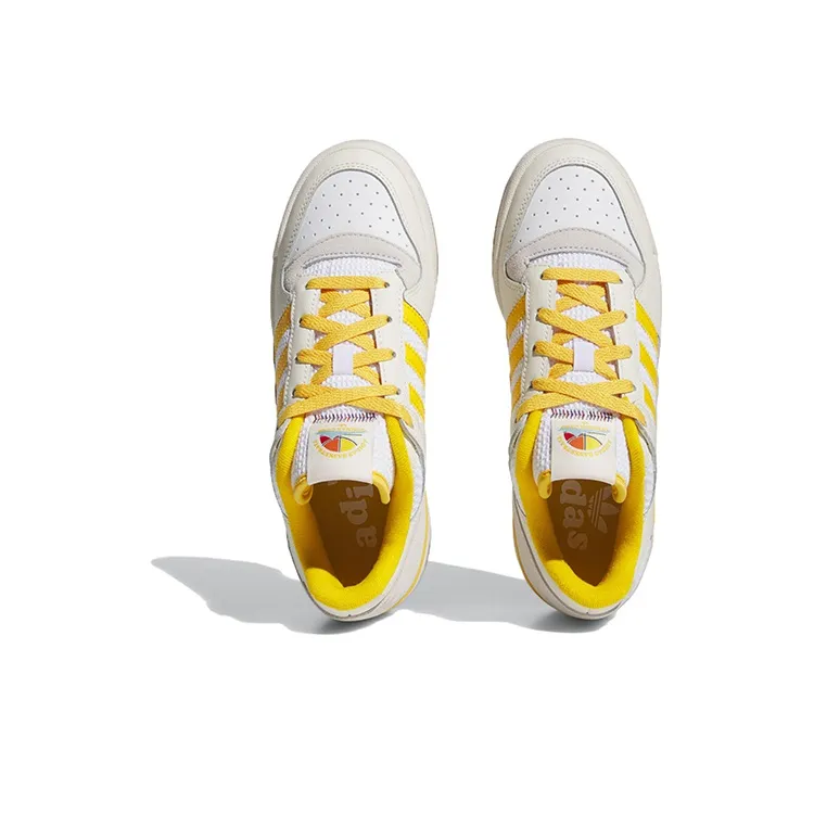 Adidas Forum Low Summer Camp - Cream Yellow Women's-4
