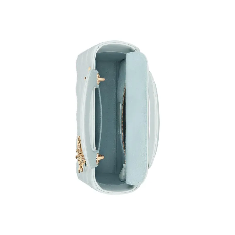 DIOR Lady DiorMy ABCDior Lambskin Lady Dior Bag, Shoulder Bag, Crossbody Bag, Handbag Small Size Women's Light Blue-2